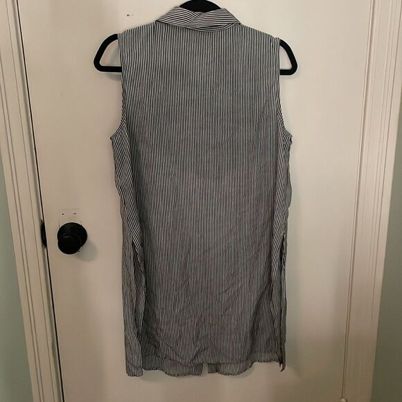 Cleo Black and White Striped Mini Dress - Picture 5 of 5